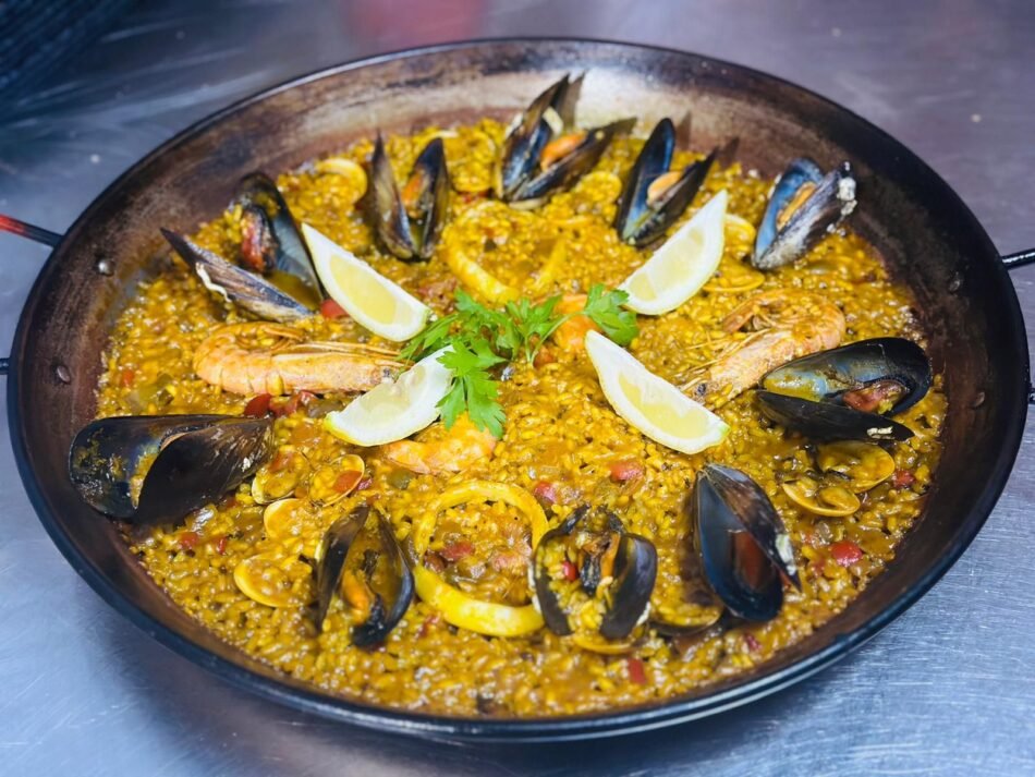 Paella de marisco